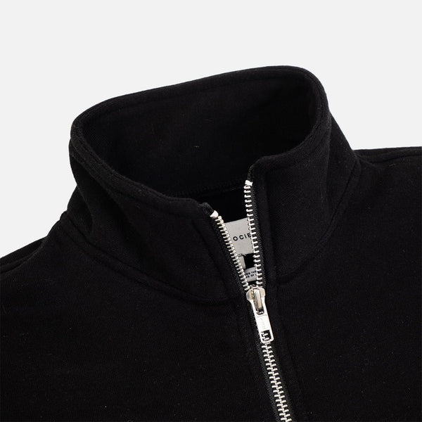 Headley Halfzip Black – Oxford-Society