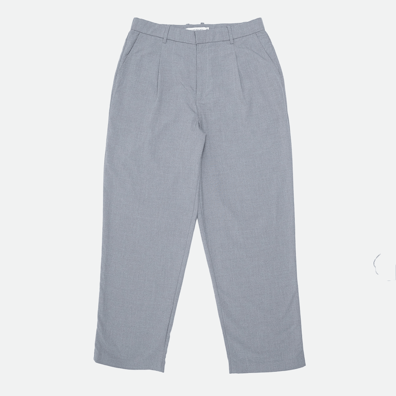 Carlton Pleated Pants Dark Grey - Oxford-Society