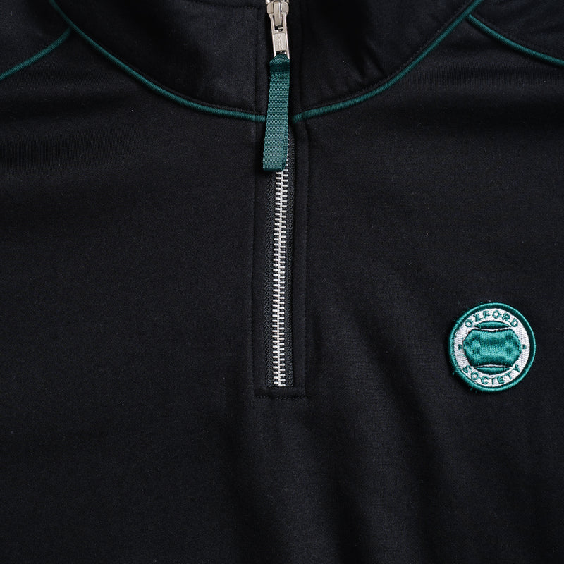 Witney Half-Zip Jacket Black