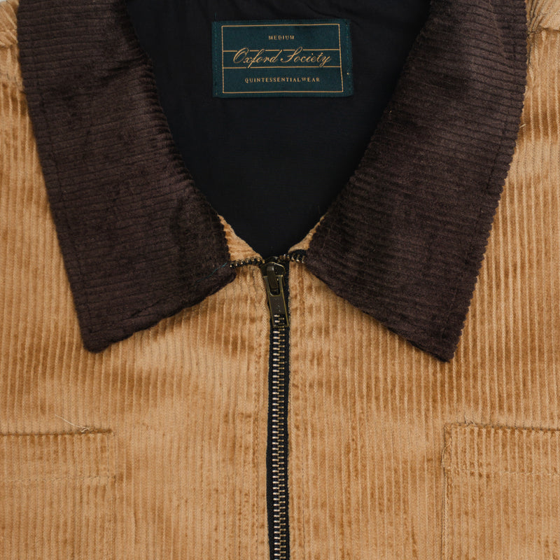 Norham Zipper Jacket Beige