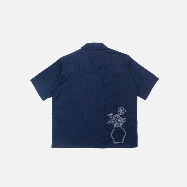 Lymington Linen Shirt Navy
