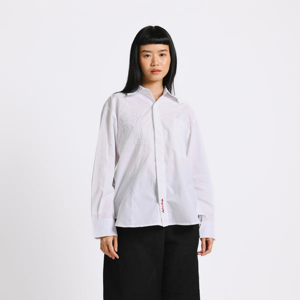 Portman Longsleeve Shirt White