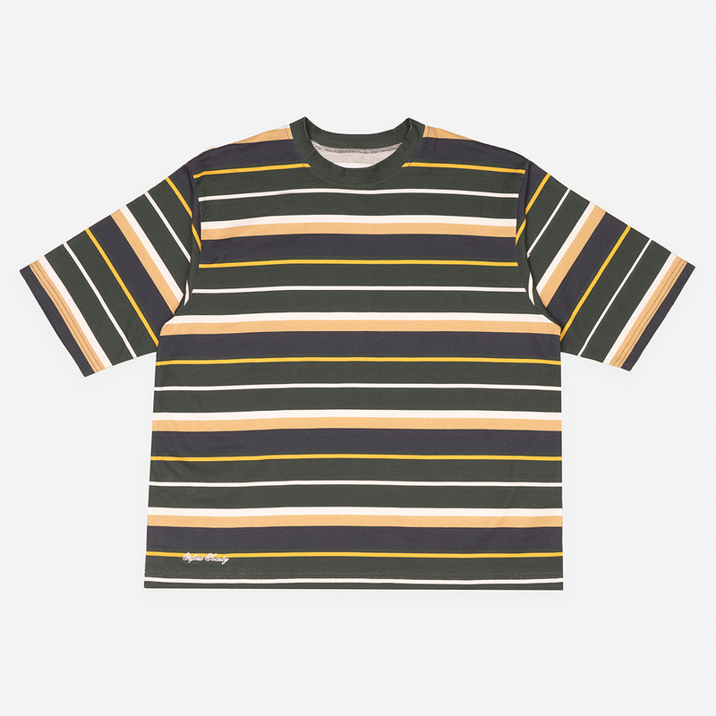 Kent Stripe T-Shirt Green