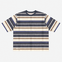 Kent Stripe T-Shirt Navy