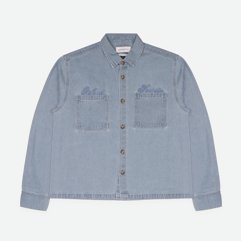 Longford Denim Shirt Washed Blue