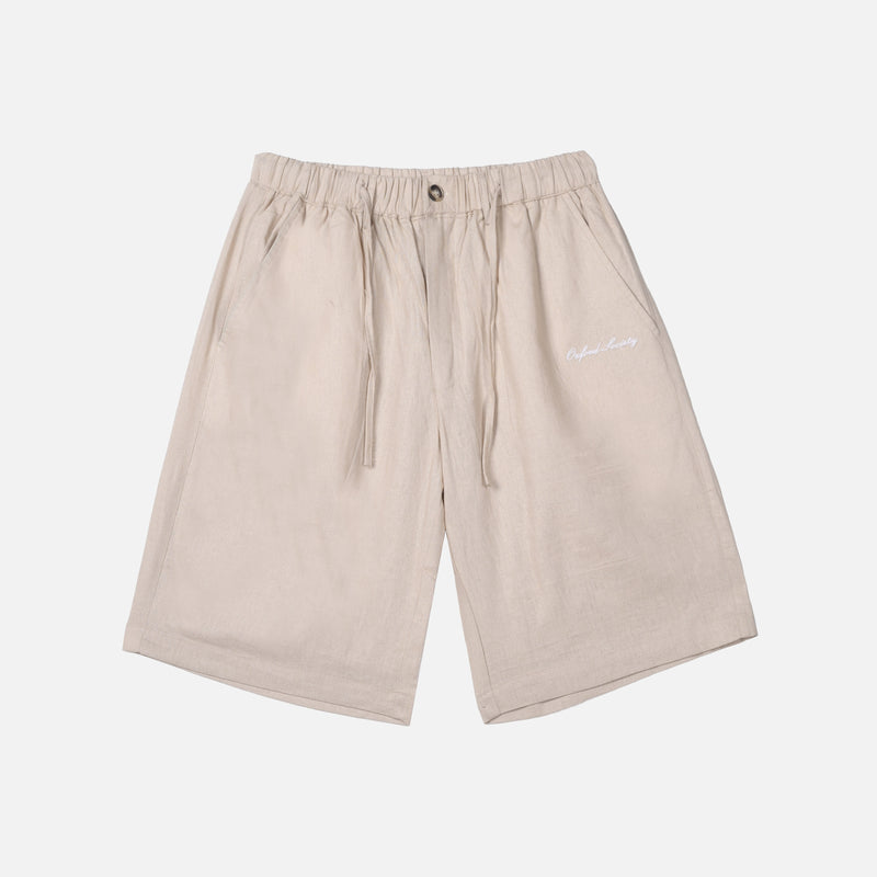 Highcliffe Linen Shorts Beige