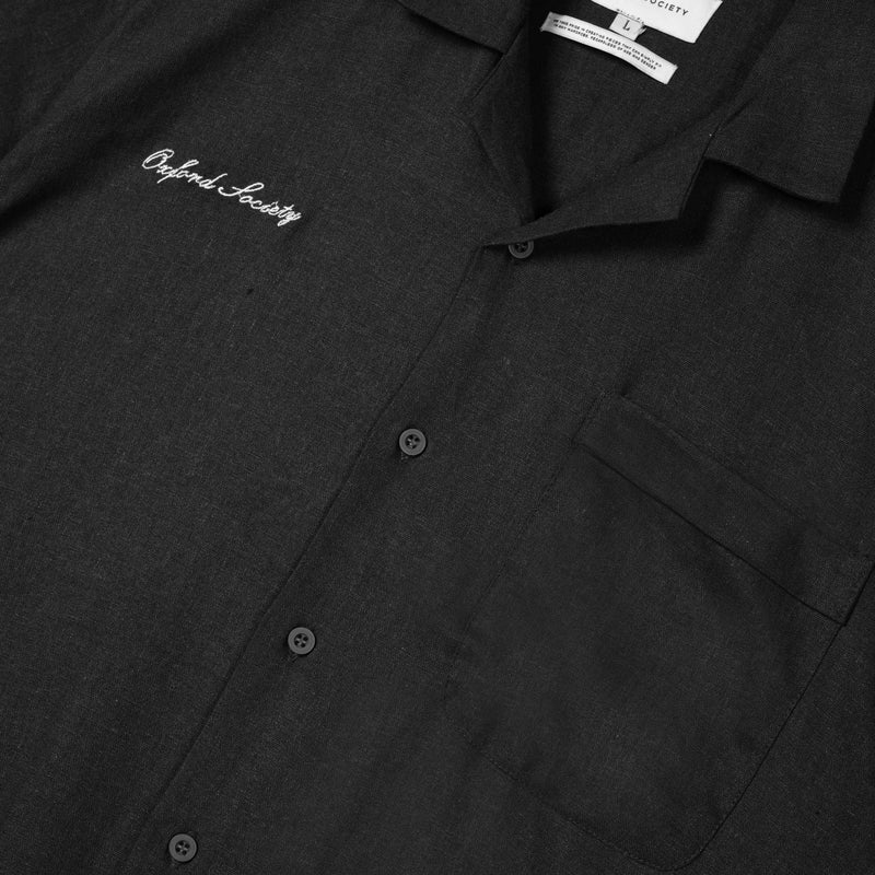 Lymington Linen Shirt Black