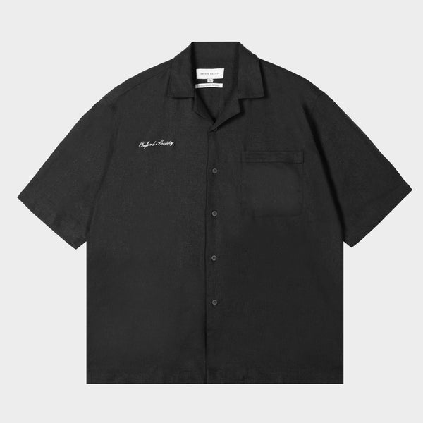 Lymington Linen Shirt Black