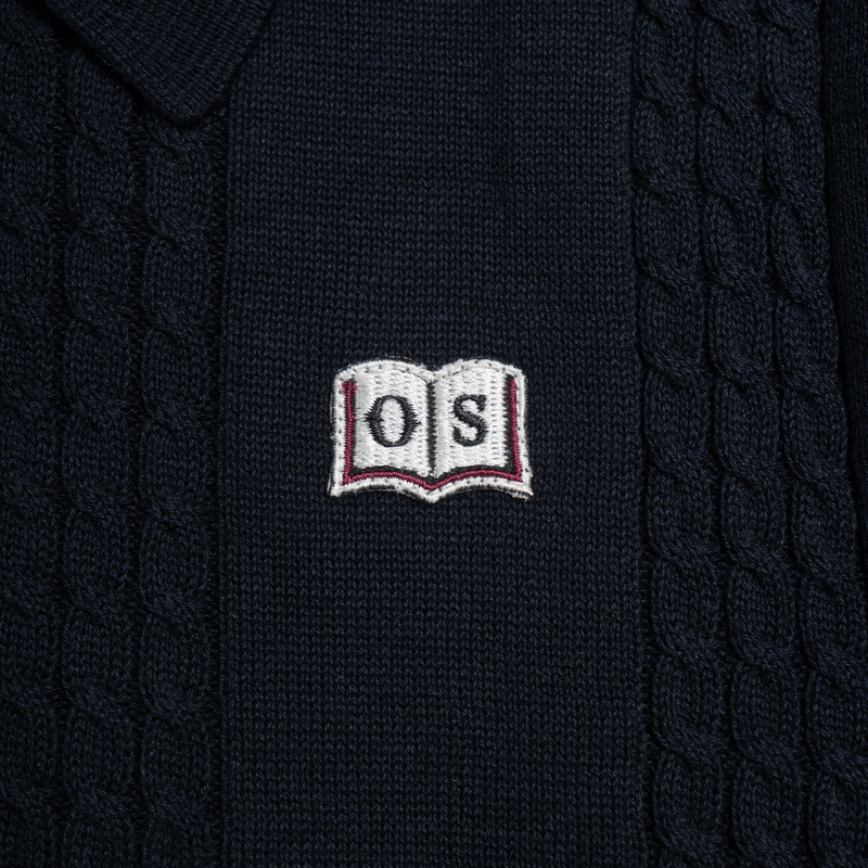 Ascher Knit Polo Navy