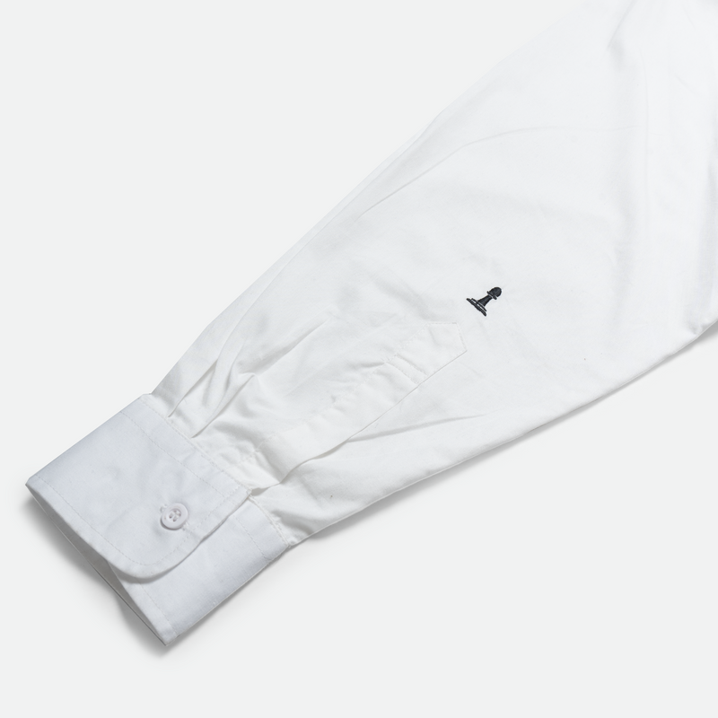 Dunnington Long Sleeve Shirt White