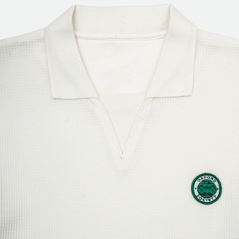 Bury Knit Polo White