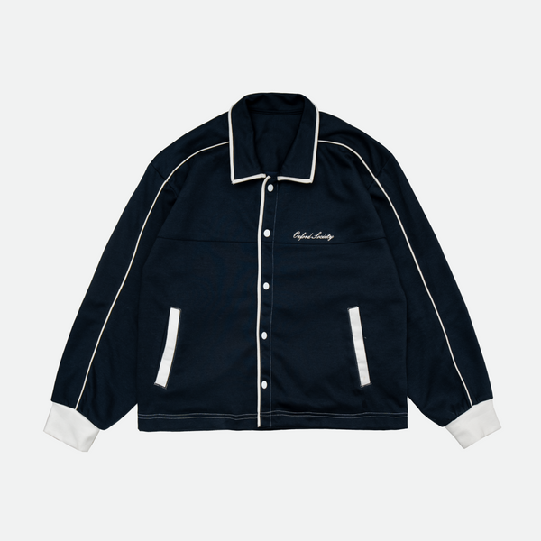 Leys Track Top Navy