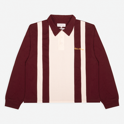 Stokesay Longsleeve Polo Wine