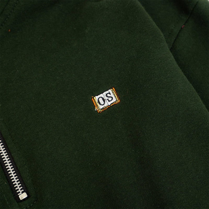 Headley Halfzip Green - Oxford-Society