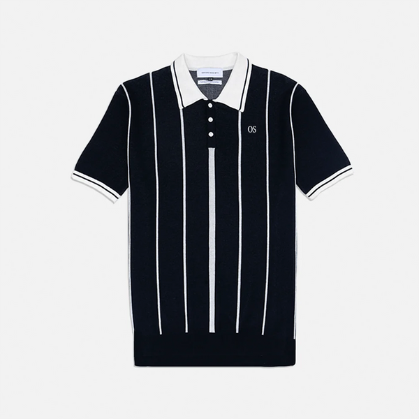 Oxford Society Larkins Lane Knit Polo Navy