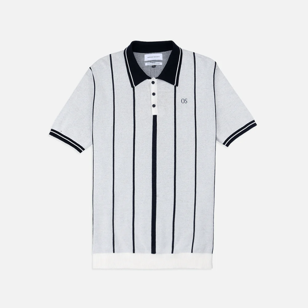 Oxford Society Larkins Lane Knit Polo Ash