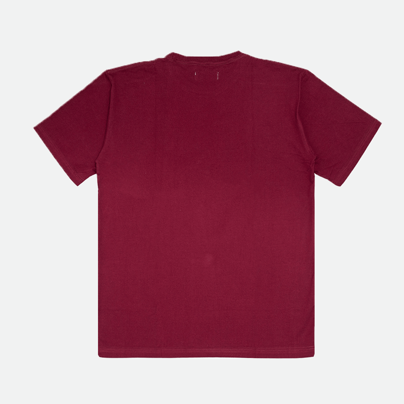 College T-Shirt Burgundy - Oxford-Society