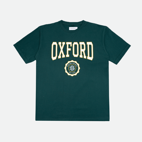 College T-Shirt Dark Green - Oxford-Society