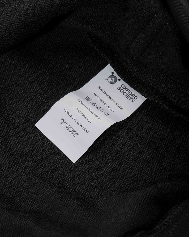 Headington Hooded Pullover Black - Oxford-Society