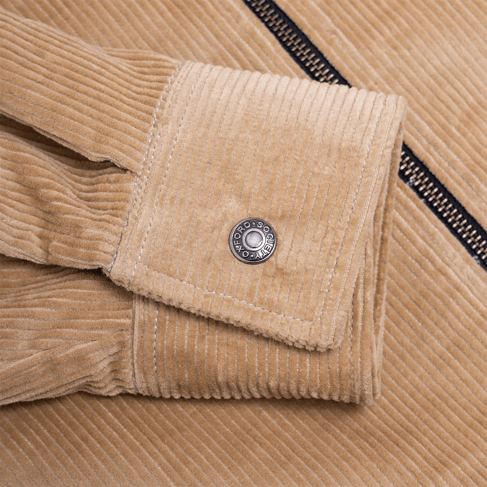Norham Zipper Jacket Beige – Oxford-Society