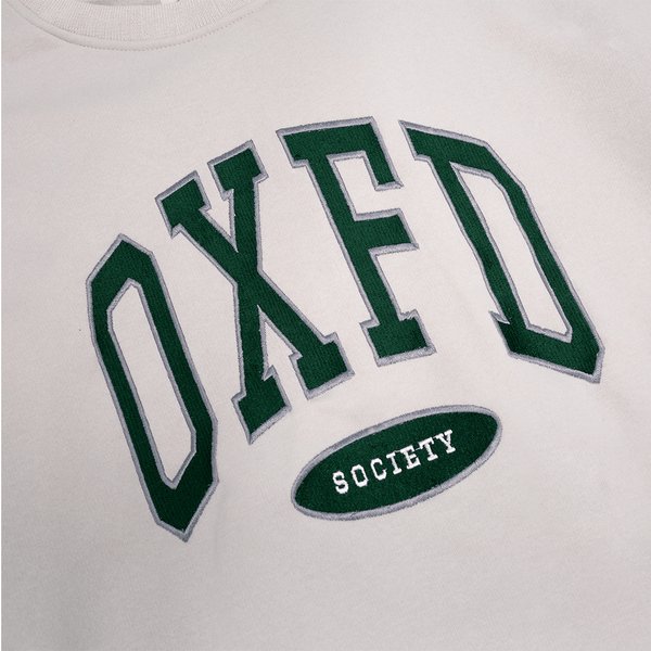 Oxford Street Crewneck White - Oxford-Society