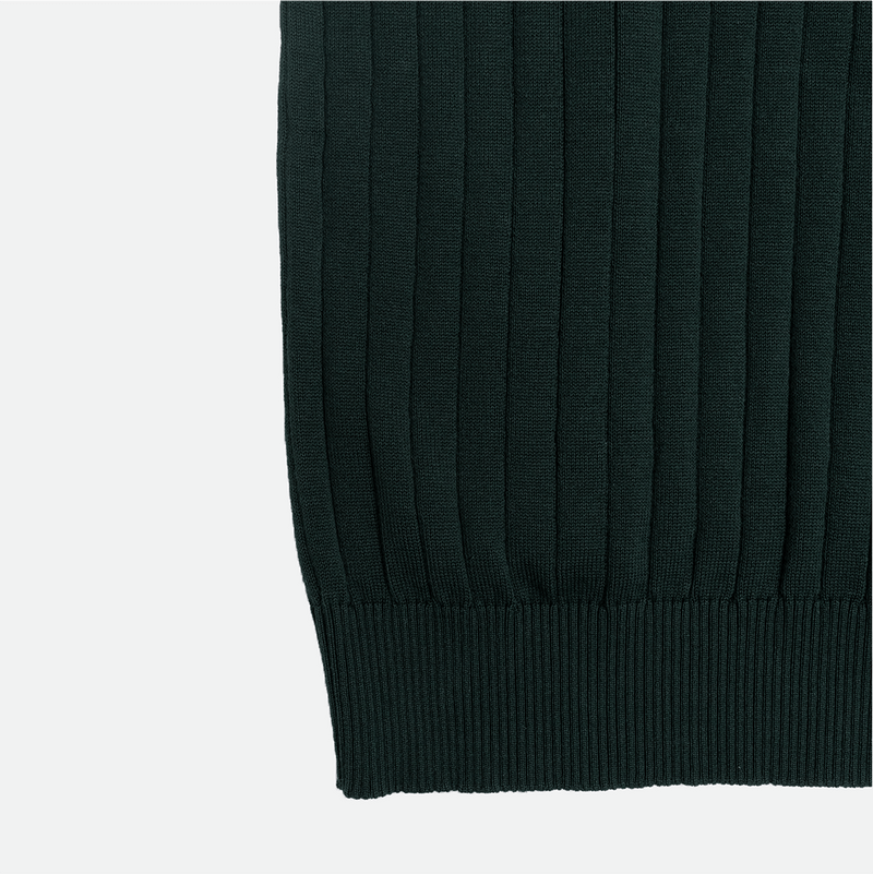 Weston Knit Polo Green - Oxford-Society